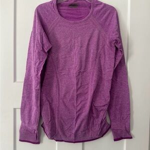 Athleta Vibrant Purple Long Sleeve Tee